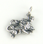 Silver Lions Charm