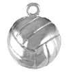 Sterling Silver Half Volleyball charm