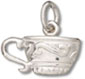 Sterling silver teacup charm
