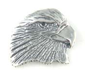 Silver Eagle's Head Pendant