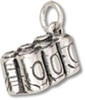 Sterling silver six pack charm