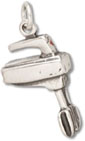 Silver hand mixer charm