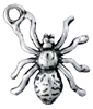 Silver Spider Charm