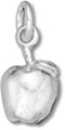 Sterling silver apple charm