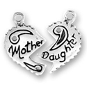 Sterling silver Mother Daughter Charm