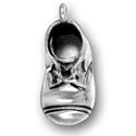 Silver Baby Shoe Charm