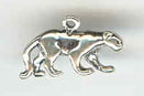 Sterling silver mountain lion charm