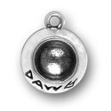 Silver DAWG bowl charm