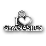 I Heart Gymnastics Charm