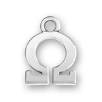 Sterling Silver Omega Charm