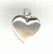 Sterling silver tiny heart charm