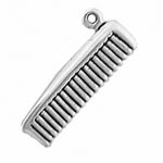 Sterling silver comb charm