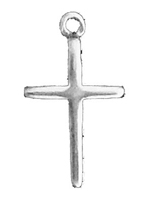Sterling Silver Small Plain Cross Charm