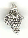 Sterling silver grapes charm